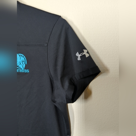 Huntress Under Armour Polo Black Size S Embroidered NWT - Picture 5 of 7